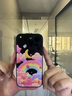 圣圖朗星空彩虹iphone14plus適用蘋(píng)果15Pro手機殼13可愛(ài)新款16promax小羊皮11小眾xr高級感12全包x防摔套 液態(tài)小羊皮-星空彩虹【黑色】  iPhone 16 pro 曬單實(shí)拍圖