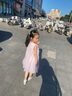 戴維貝拉（DAVE＆BELLA）女童連衣裙洋氣兒童裙子2025新款夏裝小童網(wǎng)紗裙女寶寶公主裙童裙 灰紫色【現(xiàn)貨】 120 cm（建議身高110-120cm） 曬單實(shí)拍圖