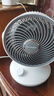 夏普（SHARP)小風(fēng)鈴空氣循環(huán)扇電風(fēng)扇家用小型桌面臺(tái)式宿舍臥室辦公室靜輕音抑菌扇葉搖頭臺(tái)扇PJ-CA230B-A 曬單實(shí)拍圖