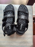 【廠(chǎng)家直銷(xiāo)】涼鞋男士夏季網(wǎng)布沙灘鞋男百搭戶(hù)外軟底氣墊涼拖鞋 黑色 40 曬單實(shí)拍圖
