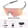 GUB炫彩變色7500公路車騎行眼鏡高清大框?qū)I(yè)防風(fēng)沙輕量護目鏡男女 透明色/真紅變色片-7500A1 曬單實拍圖