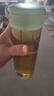樂扣樂扣冷泡茶杯 Tritan運動水杯塑料杯男女夏天健身杯子便攜隨手杯簡約 綠色 610ml 曬單實拍圖