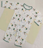 翹腳鴨（Tiptoe Duck）嬰兒衣服新生兒夏季薄款連體衣寶寶內(nèi)衣貼身睡衣 熊博士2件 90cm 曬單實拍圖