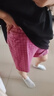 抱抱棉女士睡衣女寬松夏季短袖短褲套裝可愛(ài)薄款家居服可外穿咖粉色 曬單實(shí)拍圖