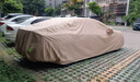 金雨保汽車(chē)車(chē)衣車(chē)罩防曬隔熱遮陽(yáng)罩防雨防冰雹加厚牛津布全罩四季通用 香檳咖【可用十年-加厚牛津布車(chē)衣車(chē)罩】送收納袋 【專(zhuān)車(chē)定制、現貨秒發(fā)、下單后請備注車(chē)型+年款】 曬單實(shí)拍圖