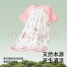 貝肽斯兒童睡袍夏季薄款睡衣2025新款寶寶睡袍優(yōu)可絲家居服七分袖 曬單實(shí)拍圖