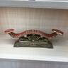 春錦秋鯉黃銅百福如意擺件家居辦公室桌面裝飾品喬遷新居賀壽禮物 (順豐)QT黃銅百福如意(黃色小號(hào)) 曬單實(shí)拍圖