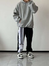 Lee男鞋新款夏季透氣男士休閑鞋男魔術(shù)貼印花板鞋潮流韓版運(yùn)動(dòng)鞋子男 曬單實(shí)拍圖