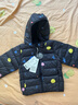 aqpa【95白鴨絨&三防】兒童羽絨服冬男女童寶寶可收納帥氣萌趣保暖 星空宇航員（黑） 90 (充絨量37g) 曬單實(shí)拍圖