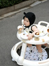 倍貝樂嬰兒學(xué)步車嬰兒2025款防側(cè)翻手寶寶推行款1-3歲幼兒助步車 卡其【音樂+萬向折疊】 曬單實(shí)拍圖