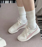 彪馬（PUMA）【復(fù)古跑鞋】薄底鞋T頭鞋男女休閑阿甘鞋TURINO 362167 米白色-玫瑰粉-銀色-16 37 曬單實(shí)拍圖