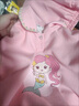 G.DUCKKIDS小黃鴨童裝女童套裝春秋季兒童衣服新款中小童美人魚海軍領秋裝 粉色 120 適合110-120cm年齡6-7歲 曬單實拍圖