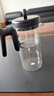 鳴盞飄逸杯玻璃內(nèi)膽按壓式磁吸無桿泡茶壺茶水分離沖茶器茶具懶人茶壺 曬單實(shí)拍圖