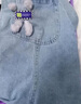 G.DUCKKIDS童裝女童套裝夏季新款兒童衣服時(shí)尚中大童牛仔背帶褲薄款女孩短袖 長(zhǎng)褲整套 160 建議13~14歲【150-160cm】 曬單實(shí)拍圖