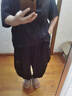 日著原創(chuàng)設(shè)計女裝夏季新款黑色小眾闊腿休閑七分哈倫褲子薄 怪黑現(xiàn)貨 L 曬單實拍圖