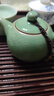 陶瓷功夫茶具茶壺大號青瓷帶球孔過(guò)濾泡茶壺單壺家用哥窯冰裂開(kāi)片靈青坊 哥窯梅子青 曬單實(shí)拍圖