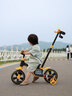 飛鴿兒童三輪車腳踏車一車五用平衡車1-3-6歲小孩自行車寶寶遛娃推車 檸檬黃 五合一 帶推把 音樂燈光 兒童節(jié)生日周歲禮物 曬單實(shí)拍圖