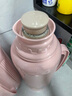 憐伊塵2L/5磅家用熱水瓶塑料外殼保暖水壺皮小暖瓶茶瓶開水瓶玻璃內(nèi)膽 咖啡款外殼2.0L不含內(nèi)膽_請(qǐng)備注 曬單實(shí)拍圖