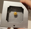 周大福 小桃花吊墜黃金轉運珠女(工費120)約2.05g F217845 曬單實拍圖