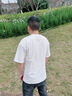 真維斯短袖t恤男士夏季ins冰絲薄款潮流圓領(lǐng)百搭大碼加肥加大寬松上衣服 6886白色 XL (推薦120-135斤) 曬單實(shí)拍圖