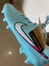 耐克傳奇系列輕便MG足球鞋冬季低幫NIKE TIEMPO LEGEND 10 DV4337 401粉藍/白 44 曬單實(shí)拍圖