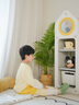 巴拉巴拉balaOne兒童家居服套裝男童女童2025冬季新款半邊絨保暖 黃色調(diào)00333 -209425171205 120 曬單實(shí)拍圖