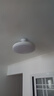 惠普普瑞護(hù)眼LED風(fēng)扇燈隱形扇葉遙控調(diào)光一體吊扇燈中山燈具包安裝 曬單實拍圖
