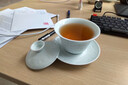 IKXO景德鎮(zhèn)雕刻影青瓷三才蓋碗茶杯不燙手家用大號(hào)手工陶瓷泡茶碗單個(gè) 嵩山峻嶺【影青瓷蓋碗】180ml 曬單實(shí)拍圖