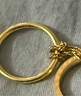 金小貅黃金戒指三生三世足金999光面素圈戒指經(jīng)典條戒時(shí)尚送禮物送女友 1g，金重多退少補(bǔ) 光面圈戒 10號(hào)圈口 曬單實(shí)拍圖