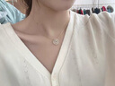 HR赫蓮娜輕奢女士四葉草項(xiàng)鏈?zhǔn)罪椘菲呦η槿斯?jié)禮物送女友 金黃色（輕奢款） 曬單實(shí)拍圖