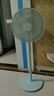 格力（GREE）電風扇落地扇家用節(jié)能電扇立式大風量客廳宿舍機械輕音風扇FD-35X65h7竹青加大升級款 曬單實拍圖