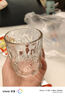 炊大皇玻璃杯時(shí)尚潮流酒杯玻璃水杯果汁杯兩只裝280ml透明色 曬單實(shí)拍圖