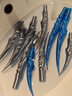 稚優(yōu)敖潤裂空爪敖閏姑姑武器可佩戴cos道具模型哪咤之魔童鬧海周邊 裂空爪雙手10只 曬單實(shí)拍圖