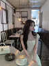 FSHE茶歇法式小飛袖波點(diǎn)連衣裙子女夏季2025新款絕美氣質(zhì)收腰顯瘦長(zhǎng)裙 波點(diǎn)裙 S 40/45kg 曬單實(shí)拍圖