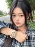 迪士尼中學(xué)生手表女2025新款靜音初高中學(xué)生機械只看時間石英生日禮物 米粉色【店長推薦】 曬單實拍圖