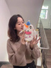 美克杰適用于搞怪長毛怪獸蘋果iPhone11女13promax毛絨7/8plus手機殼x秋冬/15p 毛絨軟殼【白色長毛表情+星星夾子】隨機包鏡頭 x1s 曬單實拍圖