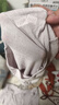 ubras25年新品呼呼睡衣女親膚莫代爾長(zhǎng)袖套裝情侶家居服男高彈柔軟 女款短袖短褲-粉紫色 L 曬單實(shí)拍圖