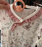 巴厘小豬嬰兒衣服夏季薄款女寶公主哈衣莫代爾短袖新生兒ins風(fēng)寶寶連體衣 淺風(fēng)棲林 80cm 曬單實拍圖