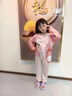 loopy女童連體睡衣女孩純棉露比春秋長(cháng)袖可愛(ài)兒童睡袋夏季防著(zhù)涼 【連體長(cháng)袖】L056海貍 140 【16碼】135-145CM 50-60斤 曬單實(shí)拍圖