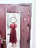 梵希蔓法式復古紅色泡泡袖連衣裙女2025年夏季新款高級感氣質(zhì)長(cháng)裙 A1897 車(chē)厘紅 M 曬單實(shí)拍圖