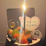 領(lǐng)豐金足金9999生日快樂蛋糕金幣黃金投資金金條生日棒棒禮物 棒棒的生日金幣1g 曬單實拍圖