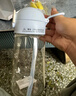科巢ppsu材質(zhì)產(chǎn)婦孕婦帶吸管杯子大人刻度女水壺直飲上學(xué)專用兒童水杯 背帶兔-可拆背帶款-贈(zèng)清洗套裝 杯身可高溫水煮/蒸汽紫外線消毒 曬單實(shí)拍圖
