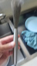 膳大皇（SHDO）德國316不銹鋼鍋刷長柄洗鍋刷神器家用廚房刷鍋刷子納米鋼絲刷子 抗菌316L鍋刷【長26.5cm】 曬單實(shí)拍圖