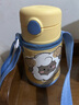 膳魔師（THERMOS）兒童保溫杯超輕帶杯套把手吸管杯學(xué)飲杯316L不銹鋼學(xué)生水杯TCKC 曬單實拍圖