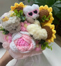 京東鮮花小狗玩偶花束成品向日葵生日禮物女生七夕情人節(jié)送閨蜜女友老師 曬單實拍圖