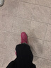 【阿瑪尼制造商】步步生蓮 厚底面包鞋子運動女款增高鞋紫粉色 火龍果紅 37 (235mm) 曬單實拍圖