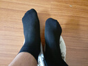 回力襪子男夏季純棉薄款網(wǎng)眼透氣吸汗防臭中筒襪商務(wù)休閑純色男士襪 黑*5【網(wǎng)眼透氣】 曬單實(shí)拍圖