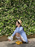 CAMILA KSENIA小c&k德訓(xùn)鞋女2025新款夏季休閑百搭內(nèi)增高真皮復(fù)古阿甘鞋子 黃色 36 曬單實(shí)拍圖