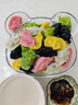 船歌魚(yú)水餃全家福鲅魚(yú)水餃墨魚(yú)黃花魚(yú)蝦拼盤(pán)480g/袋 24只 早餐面點(diǎn)速凍餃子 曬單實(shí)拍圖