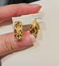 周大福滿天星蛇肚足金黃金耳環(huán)女送禮(工費(fèi):160計(jì)價(jià))EOF1482七夕 足金 約3.70g 曬單實(shí)拍圖